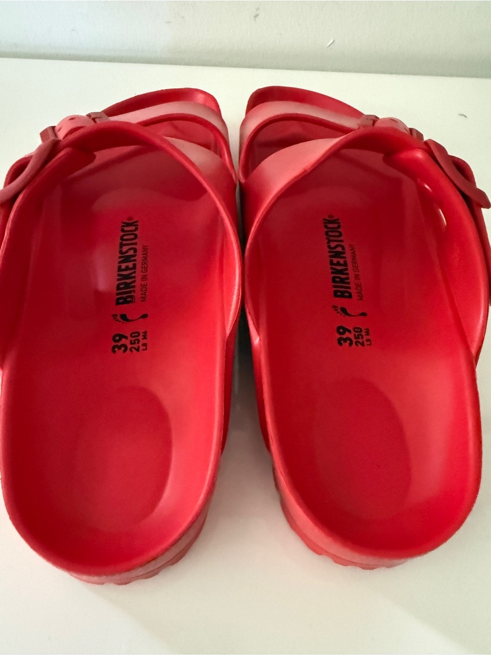 BIRKENSTOCK EVA Arizona Essentials Sandals Shoes 39/US 8-8.5 Red - Picture 3 of 6